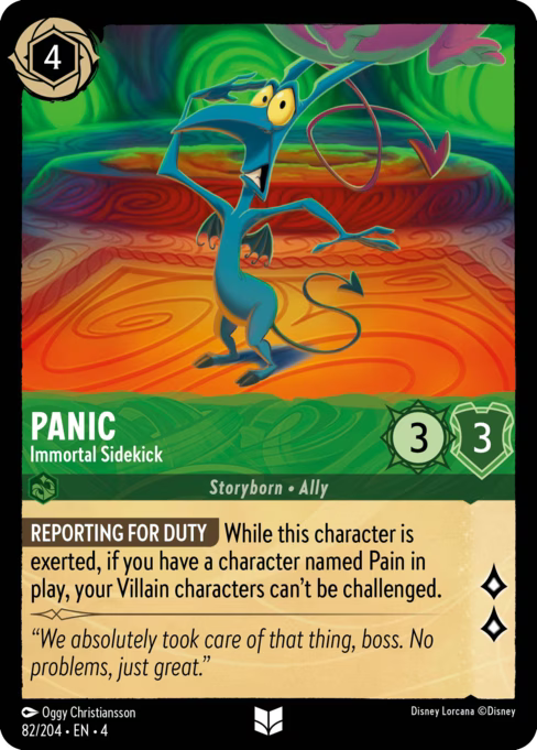 Panic - Immortal Sidekick Disney Lorcana card