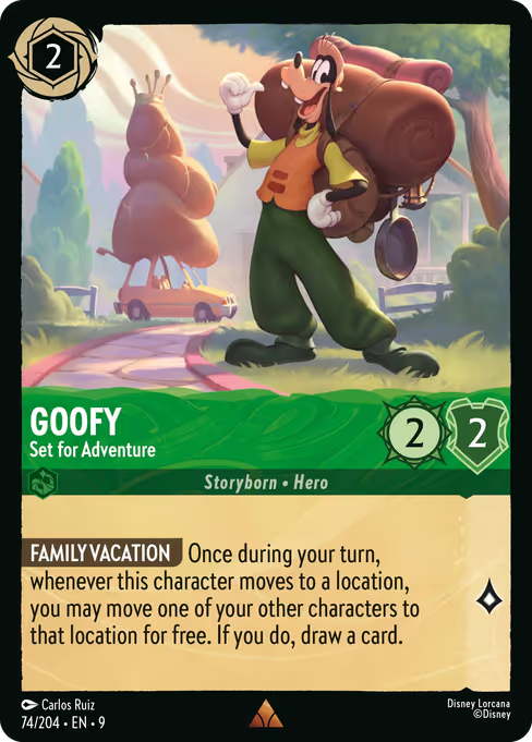 Goofy - Set for Adventure Disney Lorcana card