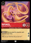 Rapunzel - Letting Down Her Hair Disney Lorcana card