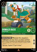 Donald Duck - Lively Pirate Disney Lorcana card
