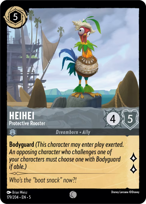 HeiHei - Protective Rooster Disney Lorcana card