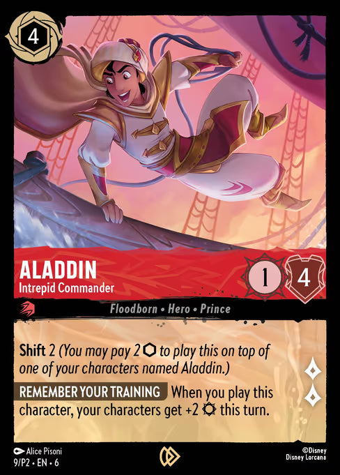 Aladdin - Intrepid Commander Disney Lorcana card