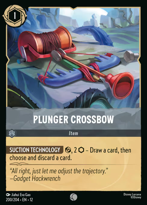 Plunger Crossbow Disney Lorcana card