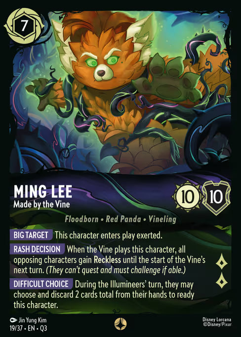 Ming Lee - Made by the Vine Disney Lorcana card