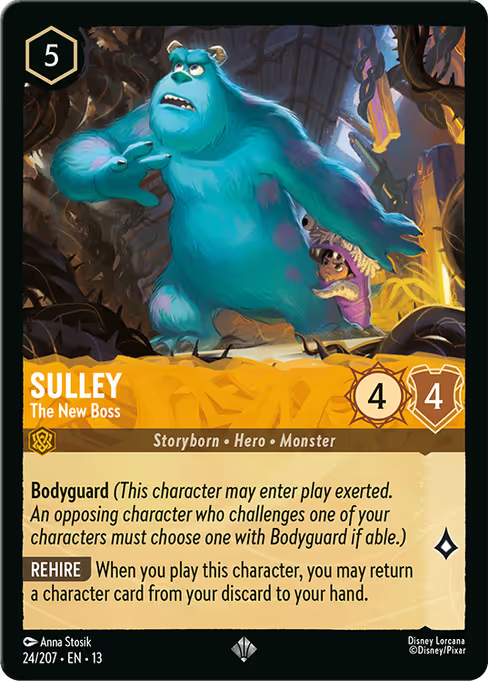 Sulley - The New Boss Disney Lorcana card