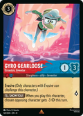 Gyro Gearloose - Eccentric Inventor Disney Lorcana card