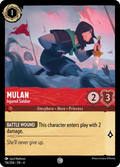 Mulan - Injured Soldier Disney Lorcana card