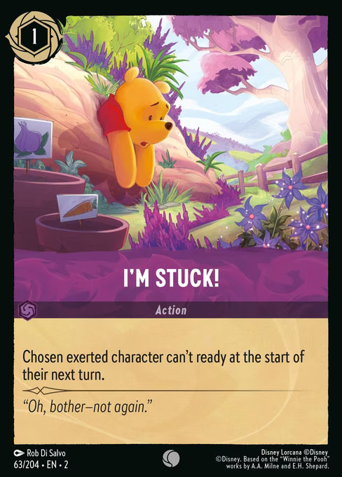 I'm Stuck! Disney Lorcana card