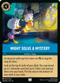 Might Solve a Mystery Disney Lorcana card