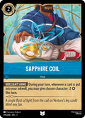 Sapphire Coil Disney Lorcana card