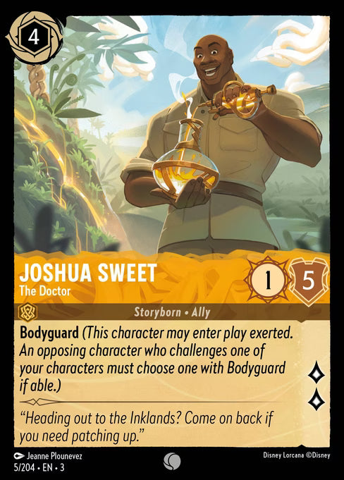 Joshua Sweet - The Doctor Disney Lorcana card