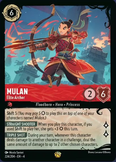 Mulan - Elite Archer Disney Lorcana card