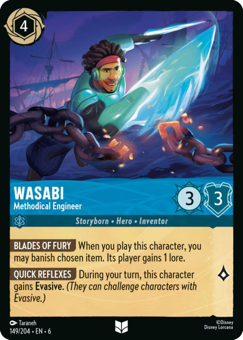 Wasabi - Methodical Engineer Disney Lorcana card