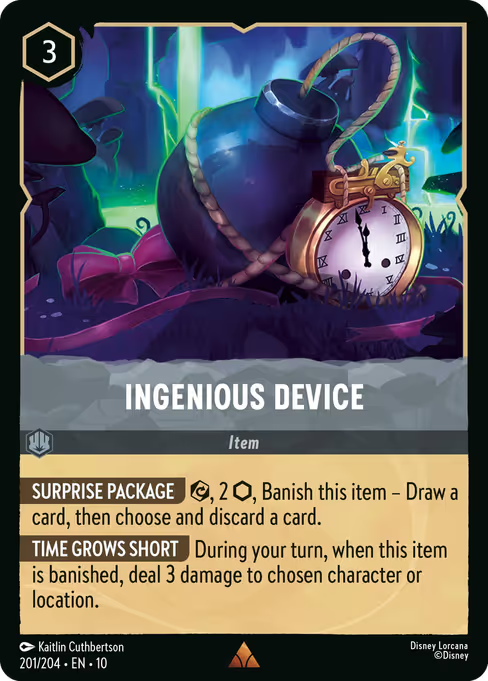 Ingenious Device Disney Lorcana card
