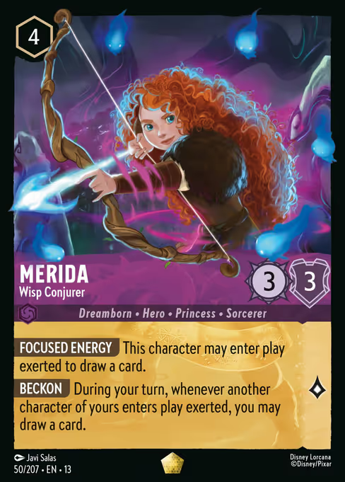 Merida - Wisp Conjurer Disney Lorcana card