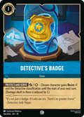 Detective's Badge Disney Lorcana card