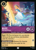 Alice - Well-Read Whisper Disney Lorcana card
