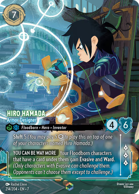 Hiro Hamada - Armor Designer Disney Lorcana card