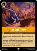 Try Everything Disney Lorcana card