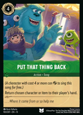 Put That Thing Back Disney Lorcana card