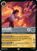 Namaari - Single-Minded Rival Disney Lorcana card