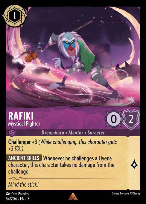 Rafiki - Mystical Fighter Disney Lorcana card