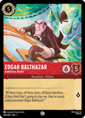 Edgar Balthazar - Ambitious Butler Disney Lorcana card