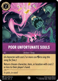Poor Unfortunate Souls Disney Lorcana card