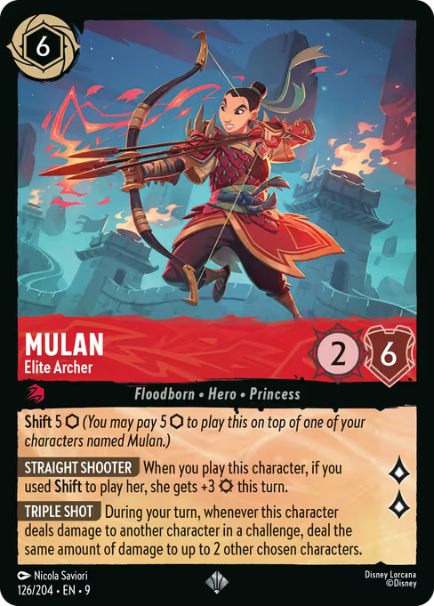 Mulan - Elite Archer Disney Lorcana card