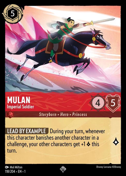 Mulan - Imperial Soldier Disney Lorcana card