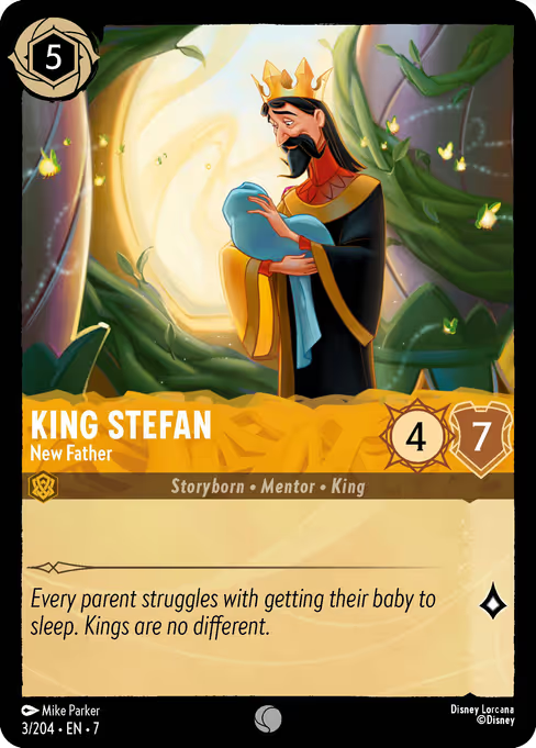 King Stefan - New Father Disney Lorcana card