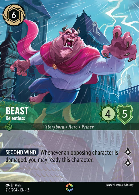 Beast - Relentless Disney Lorcana card