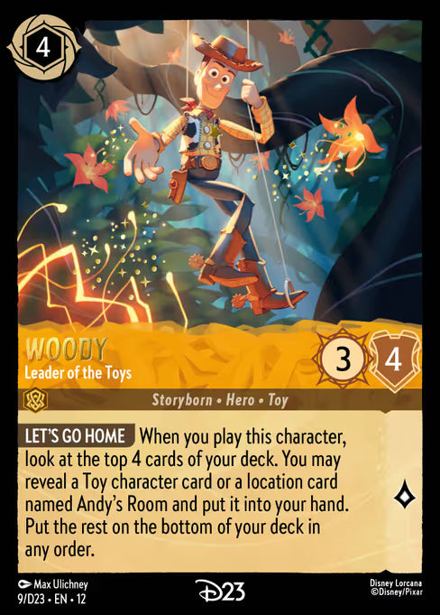 Woody - Leader of the Toys Disney Lorcana card