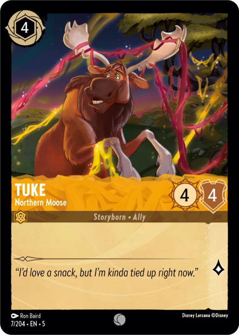 Tuke - Northern Moose Disney Lorcana card