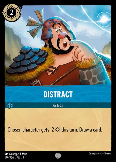 Distract Disney Lorcana card
