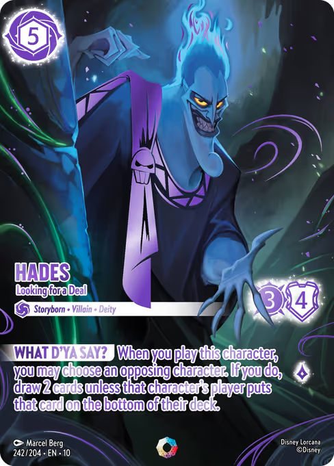 Hades - Looking for a Deal Disney Lorcana card