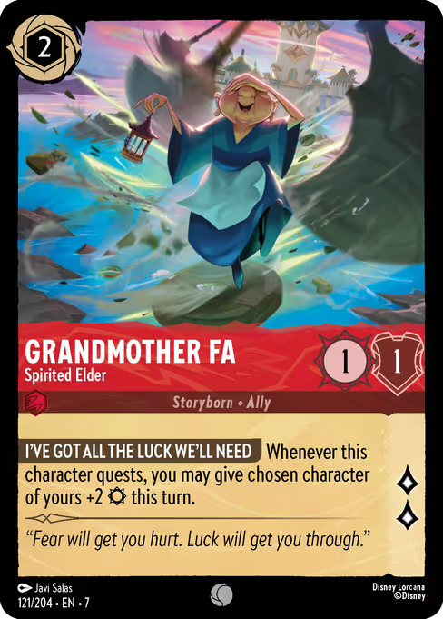 Grandmother Fa - Spirited Elder Disney Lorcana card