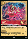 Beast - Aggressive Lord Disney Lorcana card