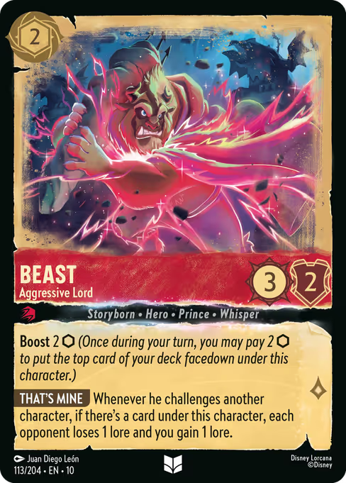 Beast - Aggressive Lord Disney Lorcana card