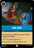 Hide Away Disney Lorcana card