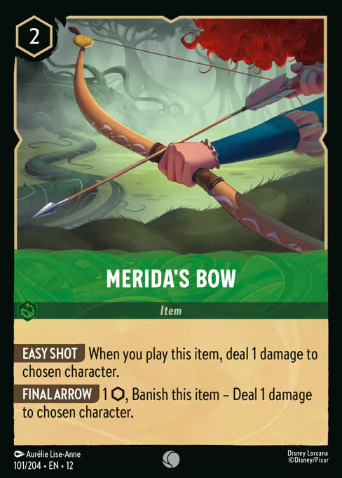Merida's Bow Disney Lorcana card