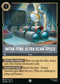 Infra-Pink Ultra Scan Specs Disney Lorcana card