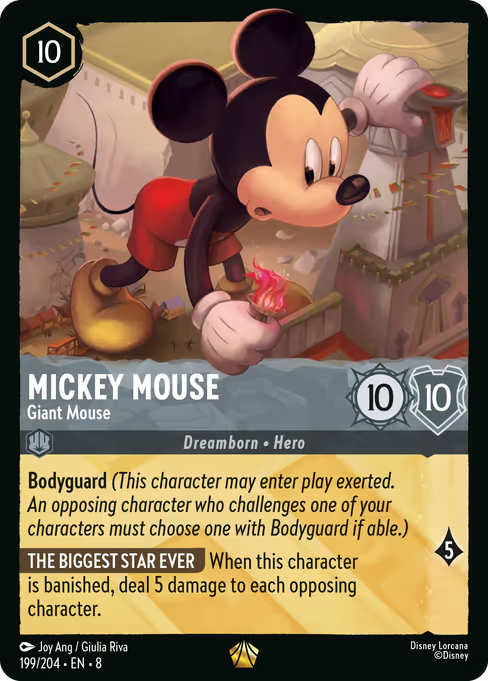 Mickey Mouse - Giant Mouse Disney Lorcana card