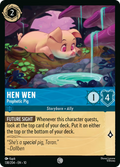 Hen Wen - Prophetic Pig Disney Lorcana card