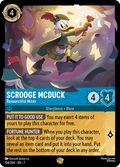 Scrooge Mcduck - Resourceful Miser Disney Lorcana card