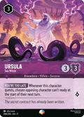 Ursula - Sea Witch Disney Lorcana card