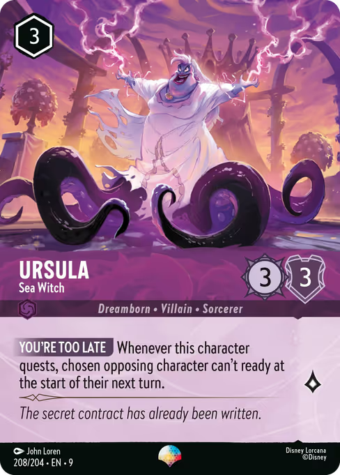 Ursula - Sea Witch Disney Lorcana card