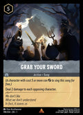 Grab Your Sword Disney Lorcana card