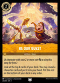 Be Our Guest Disney Lorcana card