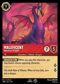 Maleficent - Monstrous Dragon Disney Lorcana card